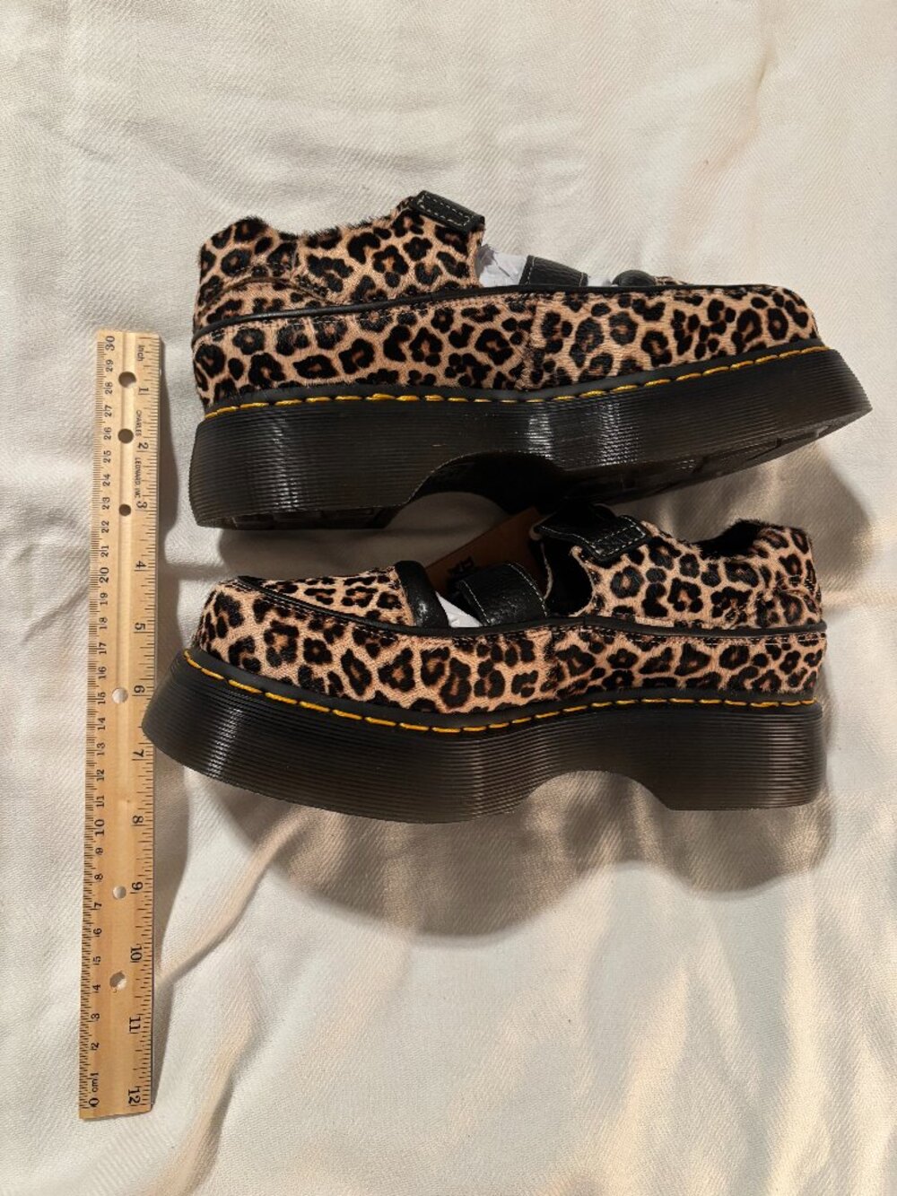 Dr Martens Buzz Leopard Mary Janes